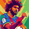 Marouane Fellaini Football Icon Diamond Painting