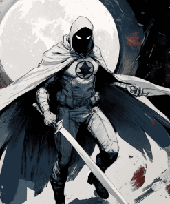 Marvel Moon Knight Superhero Diamond Painting