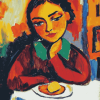 Max Pechstein Woman Abstract Diamond Painting