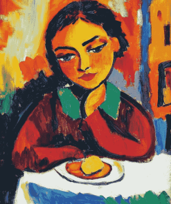 Max Pechstein Woman Abstract Diamond Painting