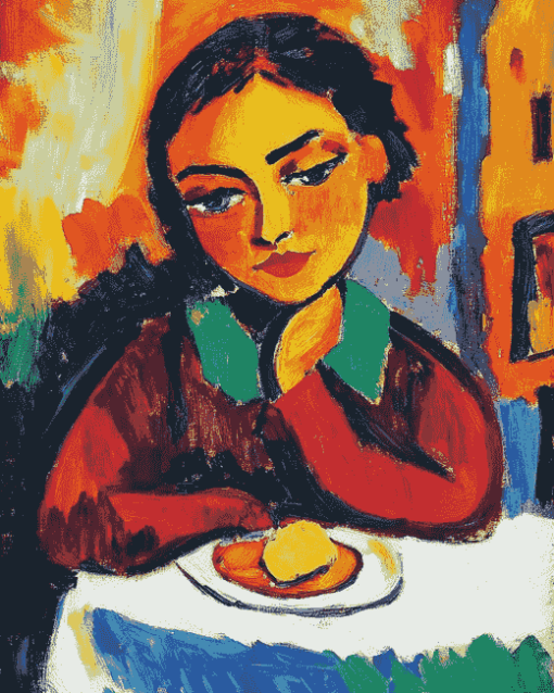 Max Pechstein Woman Abstract Diamond Painting