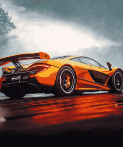 McLaren F1 Racing Car Diamond Painting