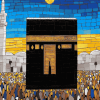 Mecca Black Kaaba Diamond Painting