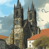 Meissen Cathedral Architecture Diamond Painting