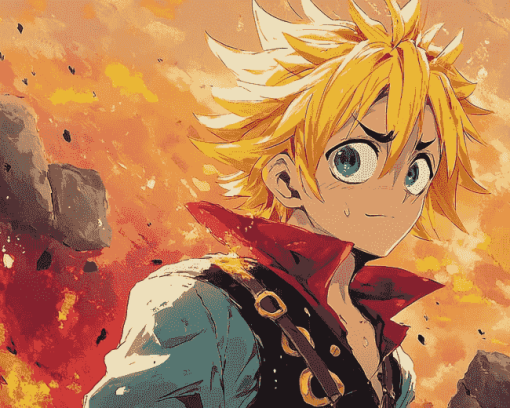 Meliodas Anime Heroes Diamond Painting