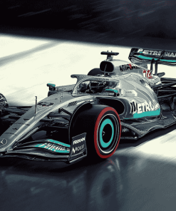 Mercedes F1 Car Racing Diamond Painting