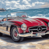 Mercedes SL 300 Classic Diamond Painting