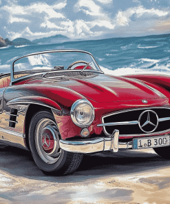 Mercedes SL 300 Classic Diamond Painting