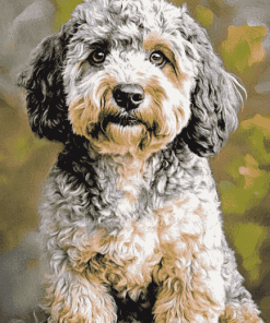 Merle Labradoodle Puppies Diamond Painting