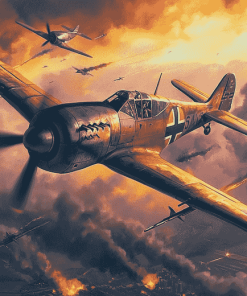 Messerschmitt Bf 109 Aircraft Diamond Painting