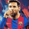 Messi Barcelona Sports Legend Diamond Painting