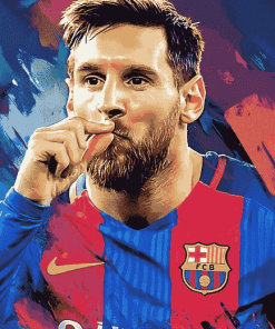 Messi Barcelona Sports Legend Diamond Painting