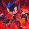 Metal Sonic Animation Diamond Painting