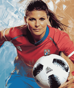 Mia Hamm Soccer Legend Diamond Painting