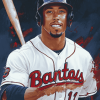 Michael Brantley Baseball Legend Diamond Painting