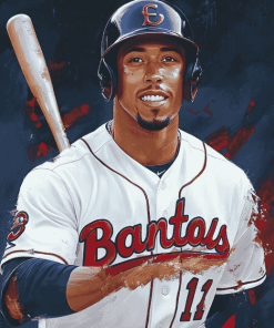 Michael Brantley Baseball Legend Diamond Painting