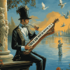 Michael Cheval Absurd Musician Diamond Painting