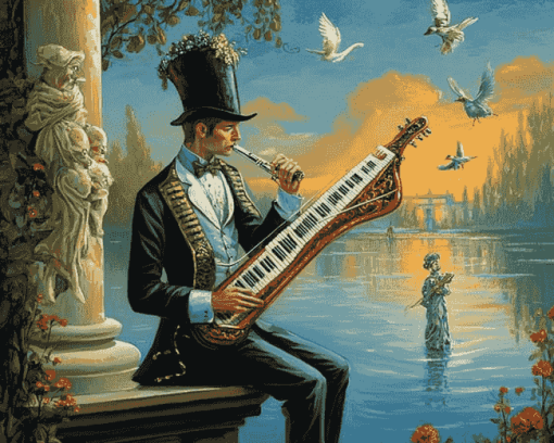 Michael Cheval Absurd Musician Diamond Painting