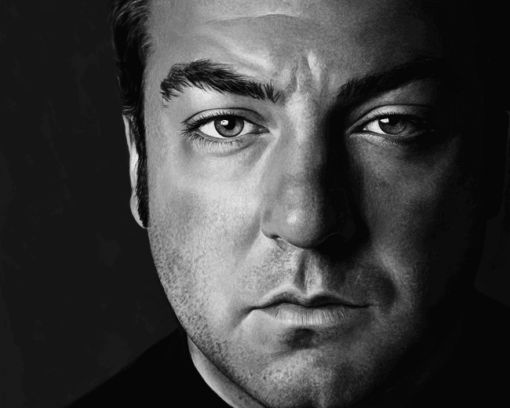 Michael Gandolfini Monochrome Diamond Painting