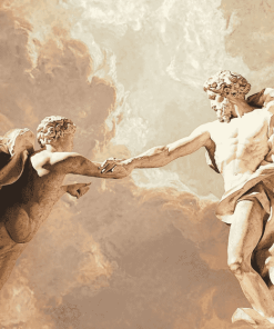 Michelangelo Touch Of God Vintage Diamond Painting