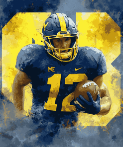 Michigan Wolverines Football Diamond Painting