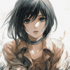 Mikasa Ackerman Anime Diamond Painting