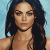 Mila Kunis Glamour Diamond Painting