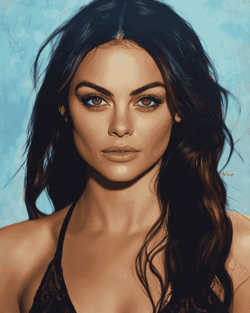 Mila Kunis Glamour Diamond Painting