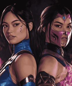 Mileena And Kitana Fighters Diamond Painting