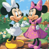 Minnie and Daisy Magic Diamond Painting