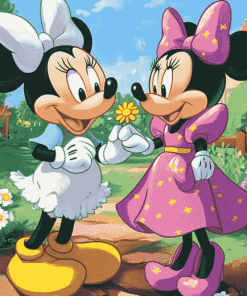 Minnie and Daisy Magic Diamond Painting