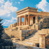 Minoan Palace Knossos Greece Diamond Painting