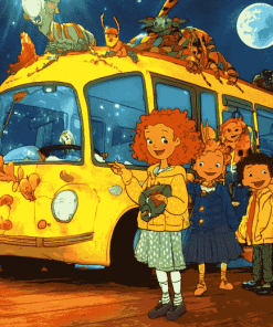 Miss Frizzle Animated Series Diamond Painting