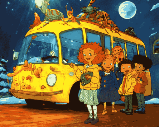 Miss Frizzle Animated Series Diamond Painting