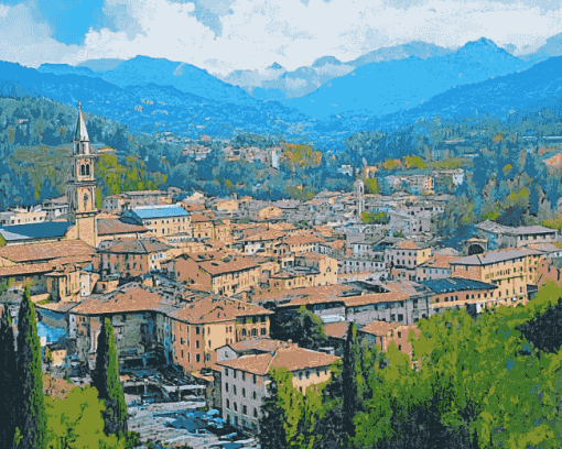 Modena Mountain Views Diamond Painting