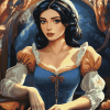 Modern Snow White Fantasy Diamond Painting