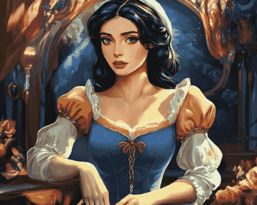 Modern Snow White Fantasy Diamond Painting