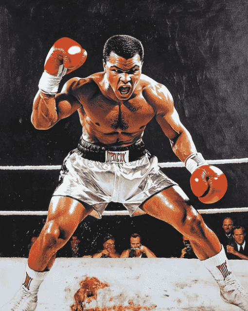 Mohammed Ali Boxing Legend Diamond Painting