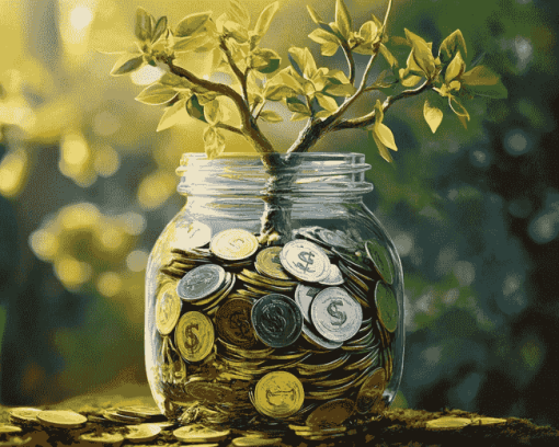 Money Tree Plant Diamond Painting