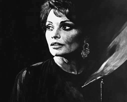 Monochrome Amalia Rodrigues Diamond Painting