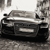 Monochrome Audi A8 Engine Diamond Painting