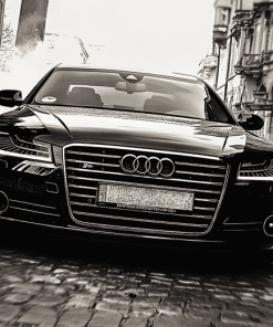 Monochrome Audi A8 Engine Diamond Painting