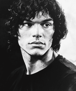 Monochrome Black and White Richard Ramirez Diamond Painting