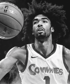 Monochrome Coby White Basketball Diamond Painting