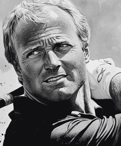 Monochrome Jack Nicklaus Diamond Painting