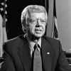 Monochrome Jimmy Carter Diamond Painting