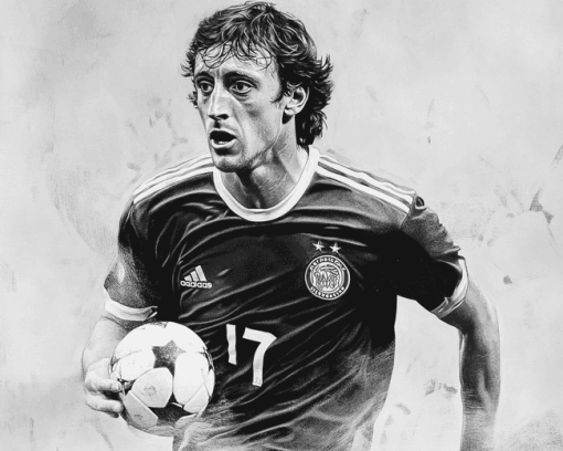 Monochrome Johan Cruyff Diamond Painting