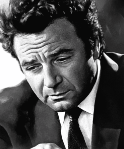 Monochrome Peter Falk Diamond Painting