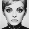 Monochrome Twiggy Diamond Painting