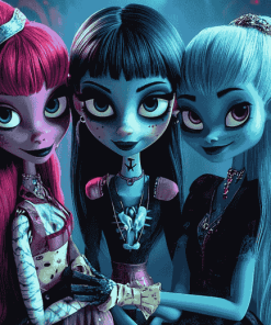 Monster High Cartoon Diamond Painting